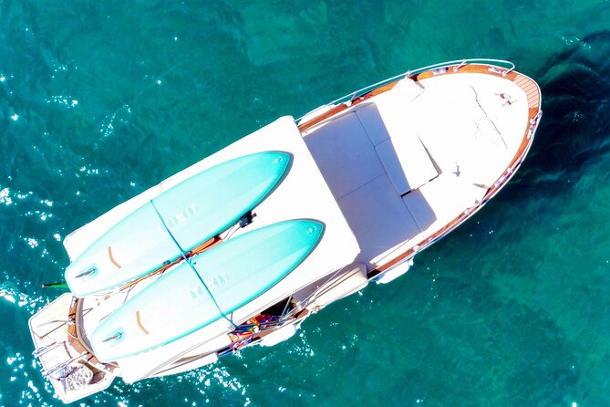 3-hour Boat Tour in Santa Maria di Leuca - The boat, seating, and onboard mood