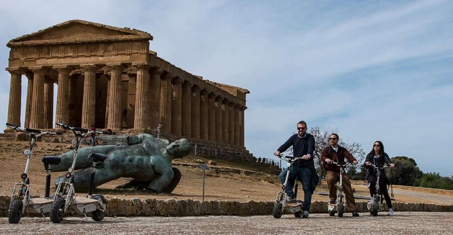 Agrigento: Valley of the Temples E-Scooter Tour - Starting out with the electric scooter
