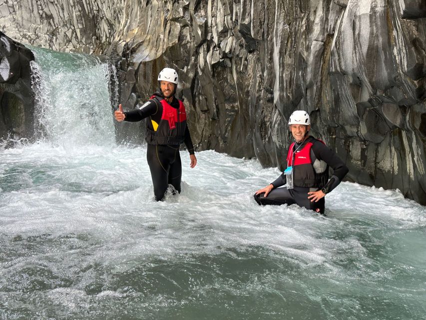 Alcantara River and Gorges: Bodyrafting Experience - Swimming, jumps, and the turnaround point