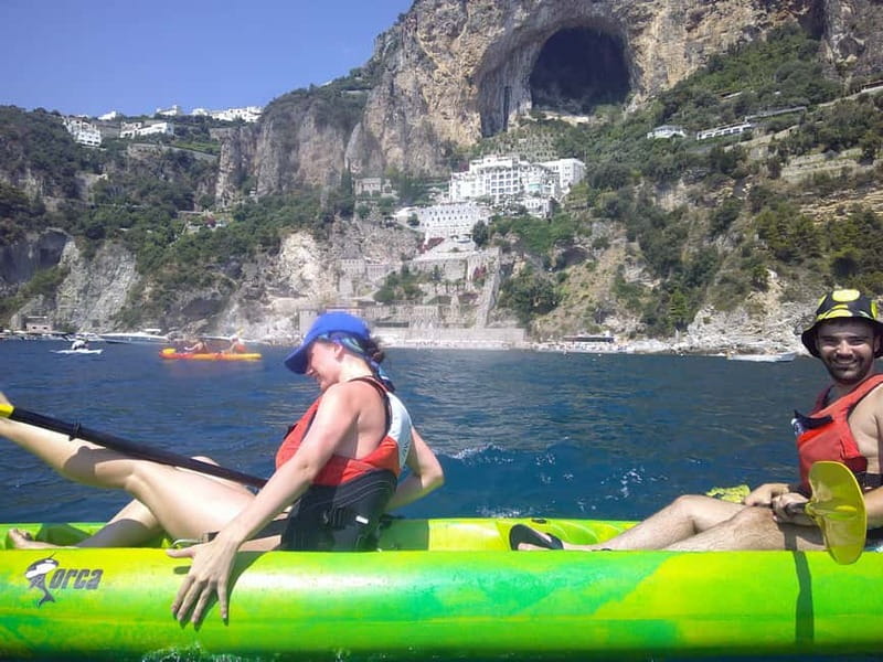 Amalfi Coast: Kayak & Snorkeling tour, sea caves and beach - Minori and the first coastal views