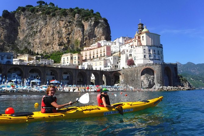Amalfi Coast Kayak Tour: Explore Caves, Arches & Hidden Beaches - Returning to Amalfi with a second view of the coast