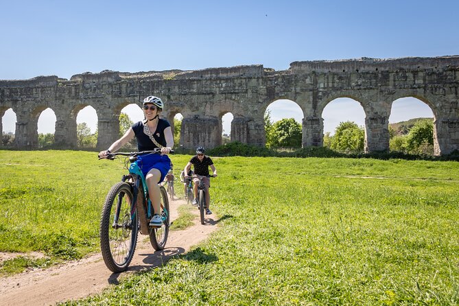 Appian Way & Aqueducts small group e-bike tour(catacombs & food) - Villa di Massenzio and the road beyond Rome