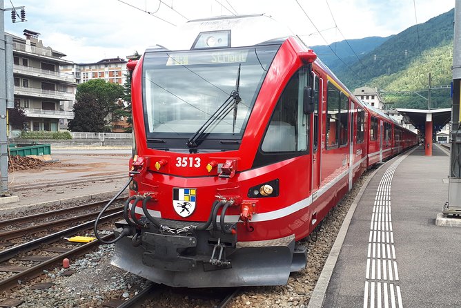 Bernina Red Train, Swiss Alps & St Moritz From Milan - The Bernina Red Train from St. Moritz to Tirano