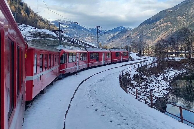 Bernina Red Train, Swiss Alps & St Moritz From Milan - Arriving in Tirano and facing the long ride home