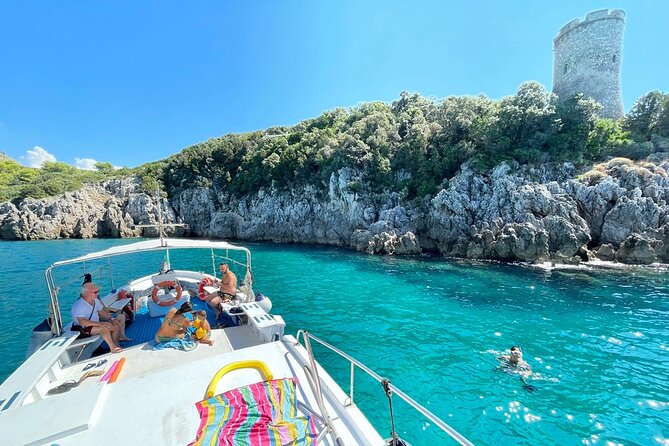 Boat excursion to Gaeta with a stop for swimming and snorkeling 2 HOURS - Why Gaeta looks better from the sea