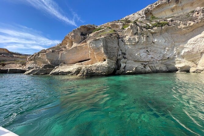 Boat Tour at Devil's Saddle: 4 Swim Stops, Snorkeling & Prosecco - Gasole pools sit beneath Sella del Diavolo