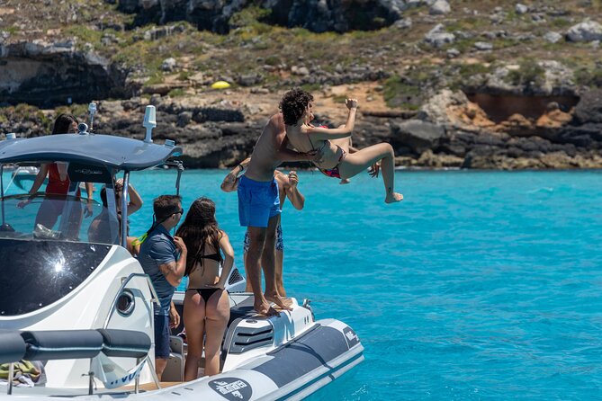 Boat Tour Egadi Day discover Favignana and Levanzo from Trapani - Two hours in Favignana add life on land