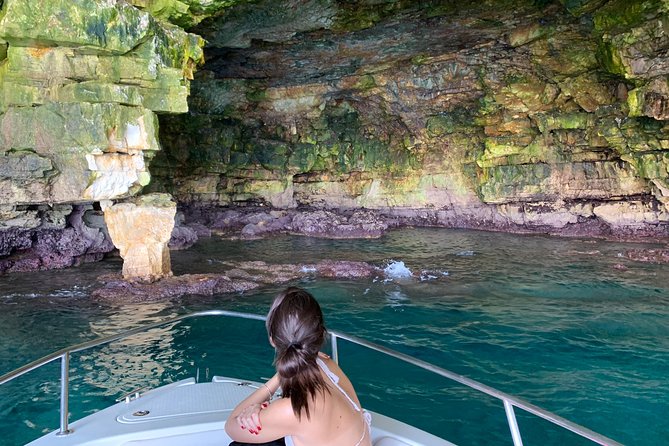 Boat tour of the Polignano a Mare caves with aperitif - Lama Monachile from the water