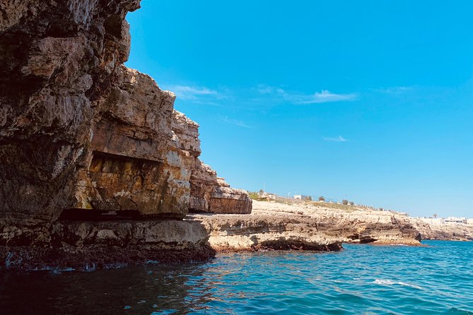 Boat tour of the Polignano a Mare caves with aperitif - Grotta Palazzese, Polignano’s famous cave