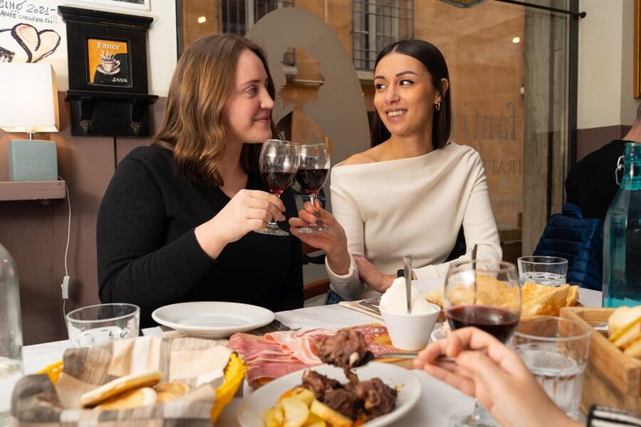 Bologna: Food Tour with Pasta Tasting & Local Specialties - The first restaurant and Bologna’s fresh pasta