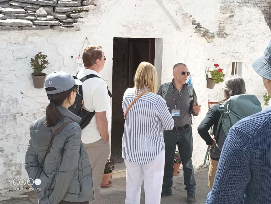 Brindisi: Alberobello, Locorotondo & Ostuni Tour with Brunch - Key points to know before booking