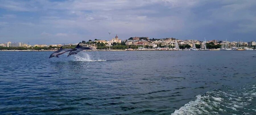 Cagliari: Boat Tour, 4 Stops, Swim, Snorkeling, & 1 Spritz - A fast route from central Cagliari to the open coast