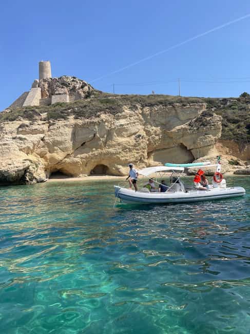 Cagliari:devil's saddle big cruise by boat drink & snack - Five caves and the coves behind the cape