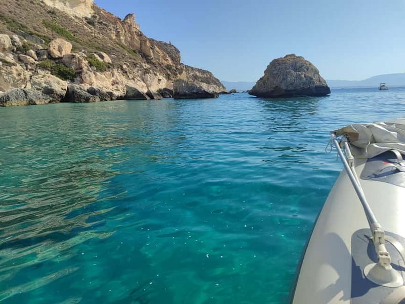 Cagliari: Devil's saddle boat tour, 4 stops and prosecco - Calamosca: a sheltered coastal pause