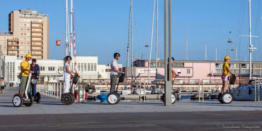 Cagliari: Guided Segway Tour - Meeting in the Marina and getting ready to ride