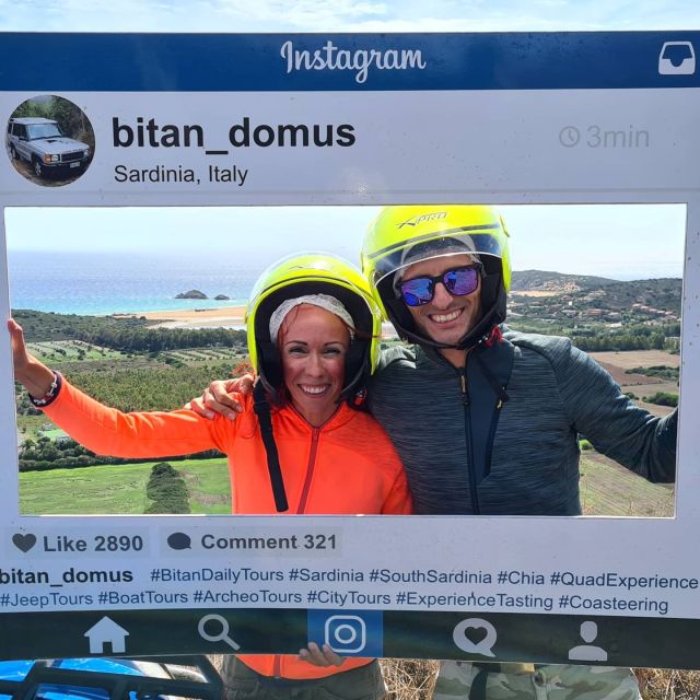 Cagliari: Quad Adventure Experience from Chia - What the group size and quad arrangement mean