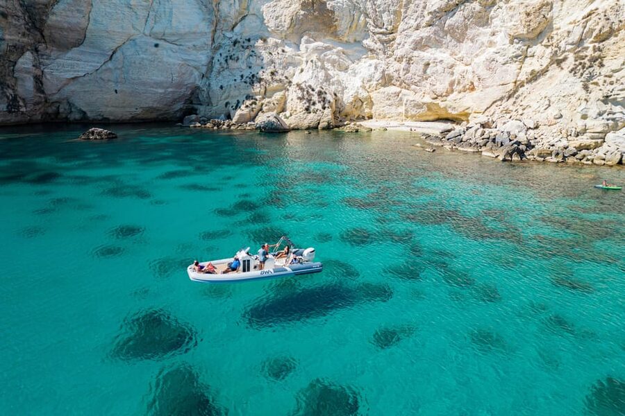 Cagliari: Zodiac Boat Tour, 3-4 SwimStops, Wine & Snorkeling - A fast start from Marina Piccola