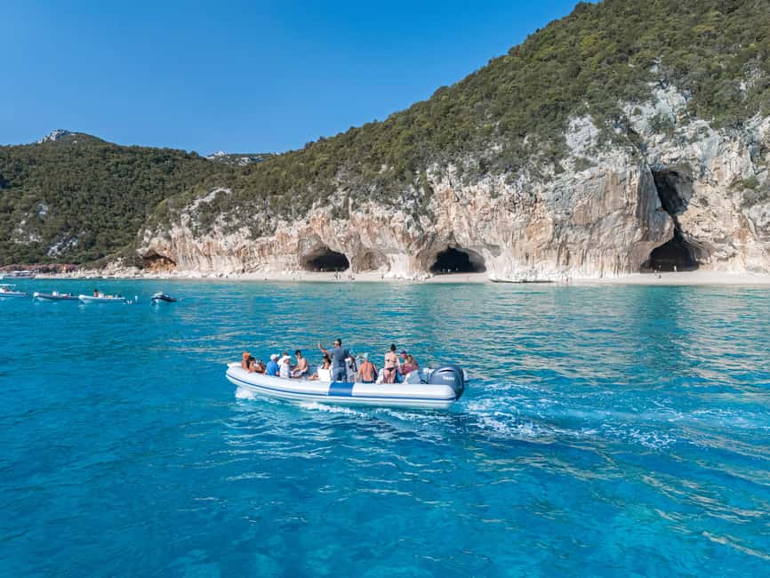 Cala Gonone: Gulf of Orosei Dinghy Cruise with Swim Stops - Sea caves, cliffs, and close-up views