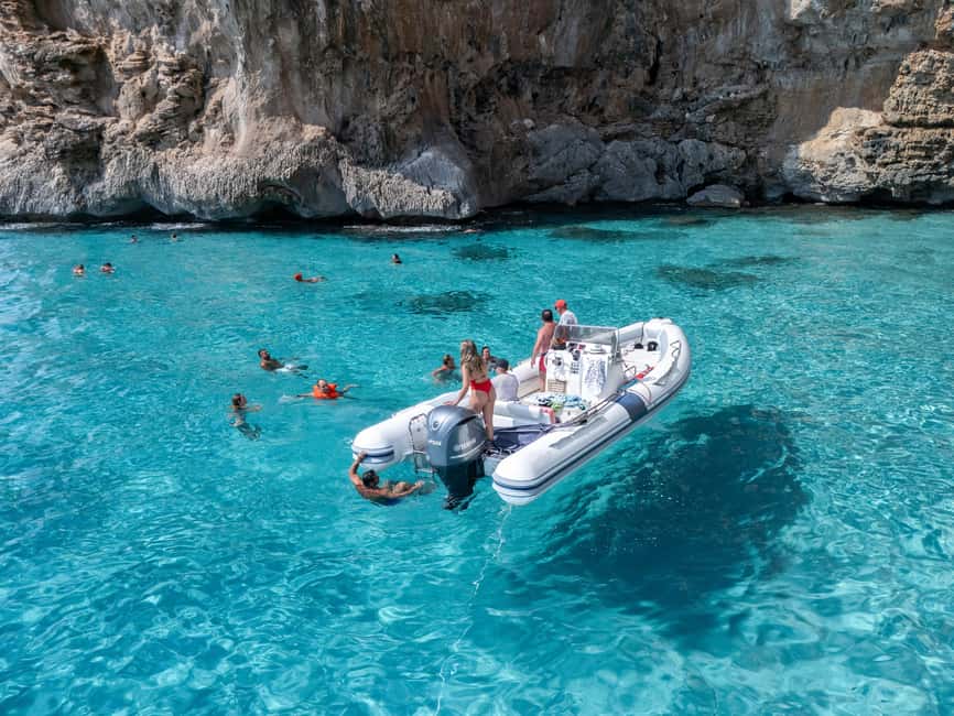 Cala Gonone: Gulf of Orosei Dinghy Cruise with Swim Stops - Beach stops at Cala Mariolu and Cala Biriola