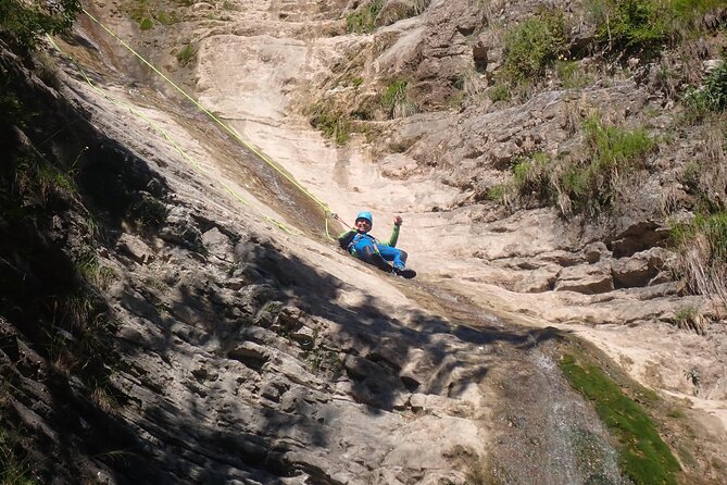 Canyoning "Vione" - advanced Canyoningtour also for sportive beginner - Jumps, slides, swims, and rope sections