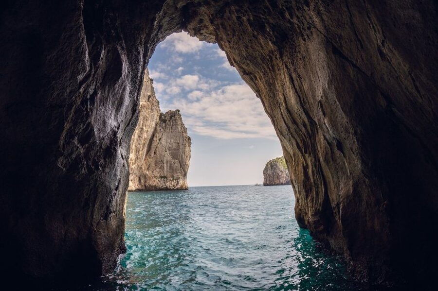 Capri: 2-Hour Boat Tour with Happy Hour - The swim stop in clear Tyrrhenian water