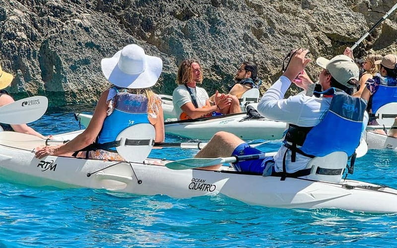 Capri: Caves and Beaches Kayaking Tour with GoPro Photos - Green Caves, secret beaches, and the arch of the star