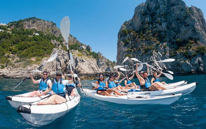 Capri: Caves and Beaches Kayaking Tour with GoPro Photos - What the guides add to the outing