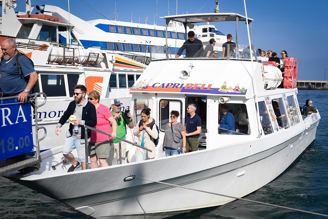 Capri Coast to Coast: Boat Tour with Optional Blue Grotto - Natural Arch and Villa Malaparte from the sea