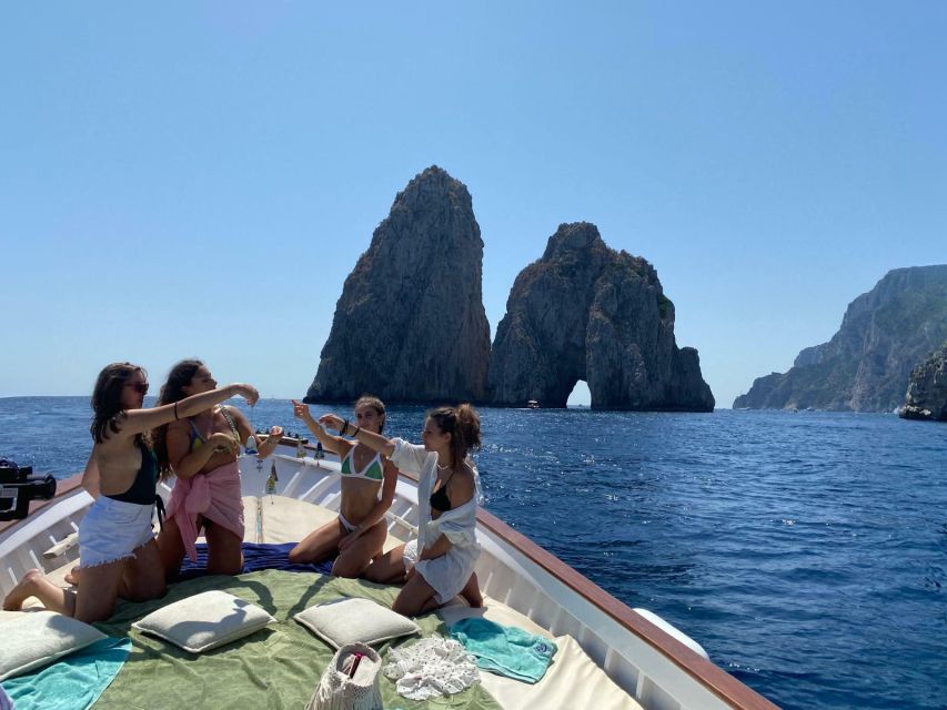 Capri: Island and Grottos Boat Cruise with Snacks and Drinks - Green Grotto, swimming, and the best water stop