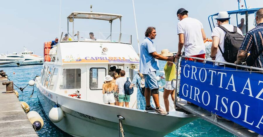 Capri: Island Boat Tour and Optional Blue Grotto Visit - Finding Pier 23 at Marina Grande