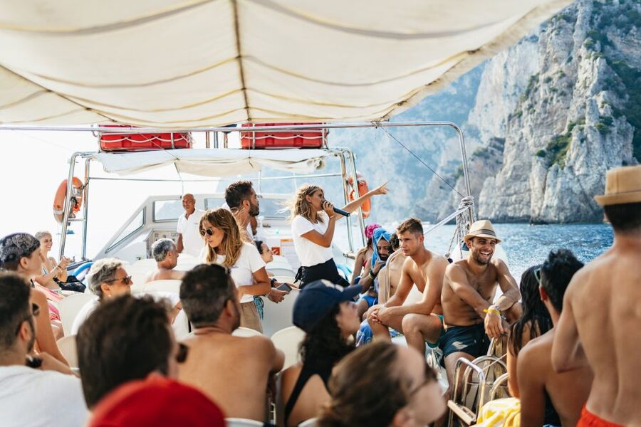 Capri: Island Boat Trip with Grottos - Choosing the swimming option instead
