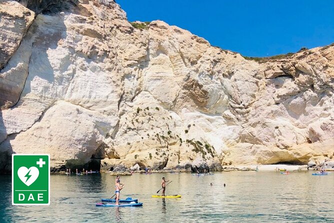 Catamaran tour stops bathing and snorkeling toast with prosecco - Grotta dei Colombi and the Devil’s Saddle