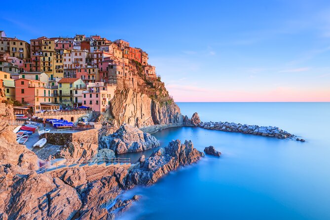Cinque Terre and Pisa Tower Tour from Florence Semi Private - From Riomaggiore to Manarola by boat or on foot