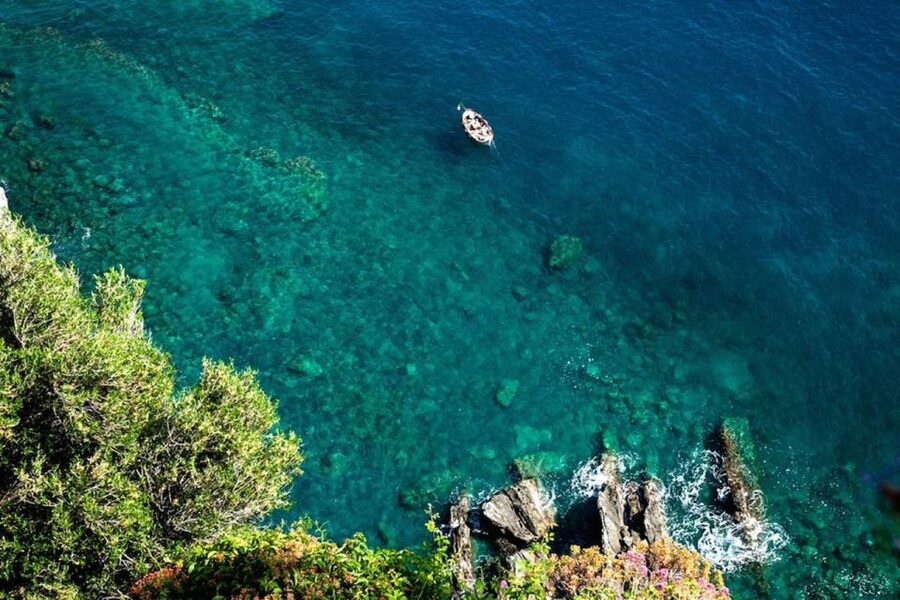 Cinque Terre: Hybrid Boat Tour with Swimming Stop - Weather, swimming, and the alternate-route question
