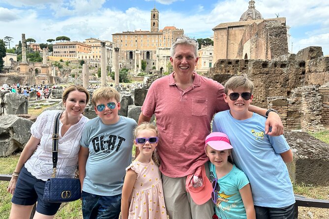 Colosseum and Roman Forum Tour for Kids and Families - Basilica of Maxentius and an outdoor classroom