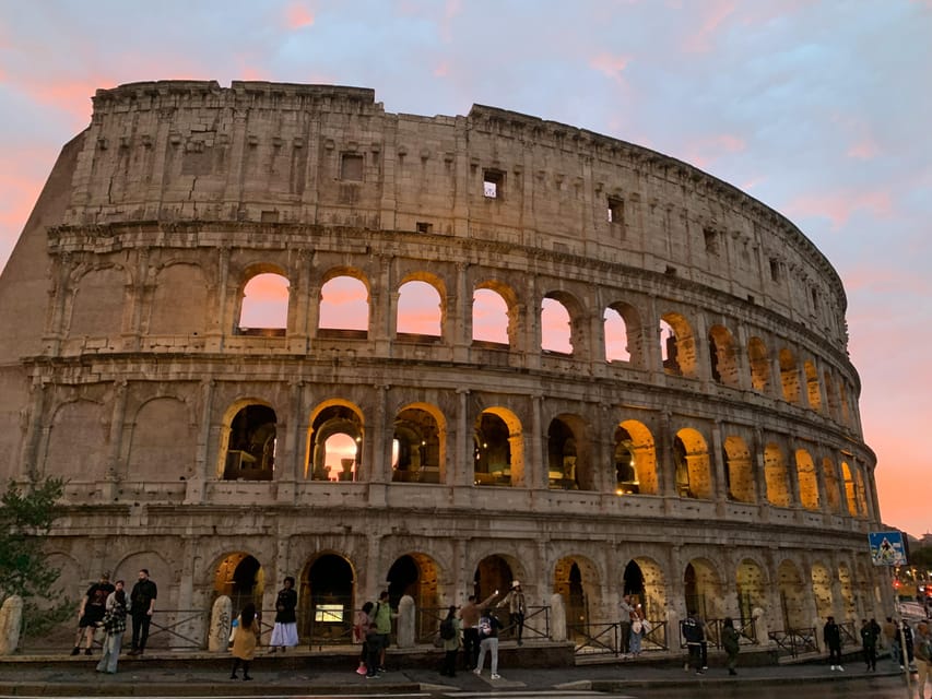Colosseum Sunset Tour with Entry - The photo stop adds time for your own view