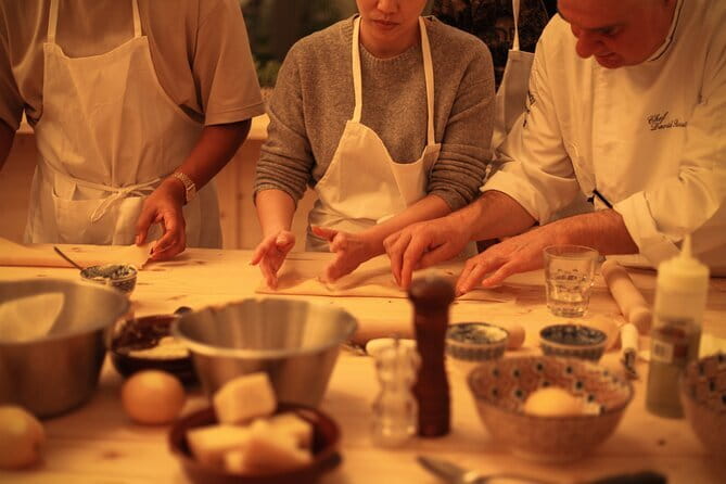 Cooking Art Brunelleschi with Unlimited Wine - From medieval tower to pasta table