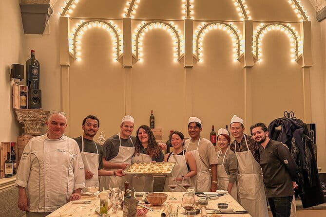 Cooking Art Brunelleschi with Unlimited Wine - What the group size feels like