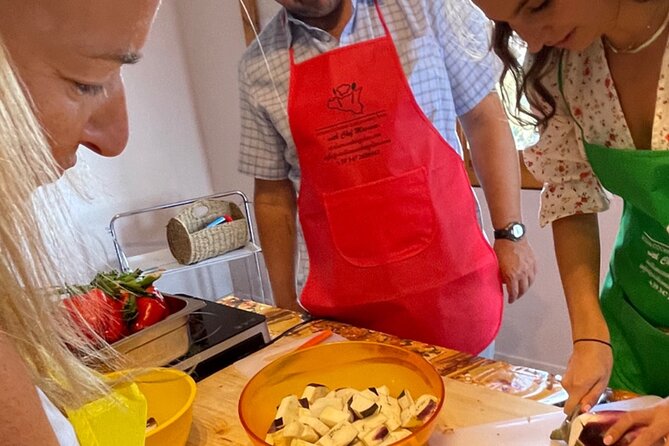 COOKING CLASS in Taormina at Chef Massimo HOUSE!! - Walking downhill to Massimo’s sea-view home