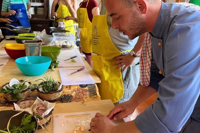 COOKING CLASS in Taormina at Chef Massimo HOUSE!! - A long lunch with homemade wine
