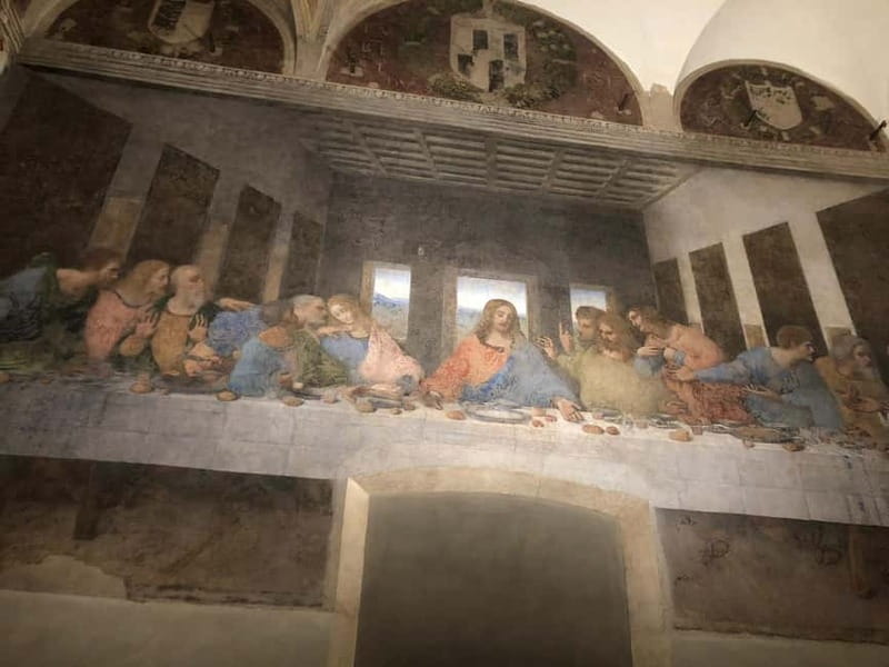 Da Vinci's Last Supper Express Semi-Private Guided Tour - Entering the refectory with a small group