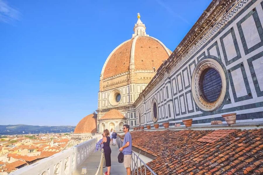 Florence: Cathedral, Dome and Terraces Guided Tour - The northern terrace gives you the close-up view