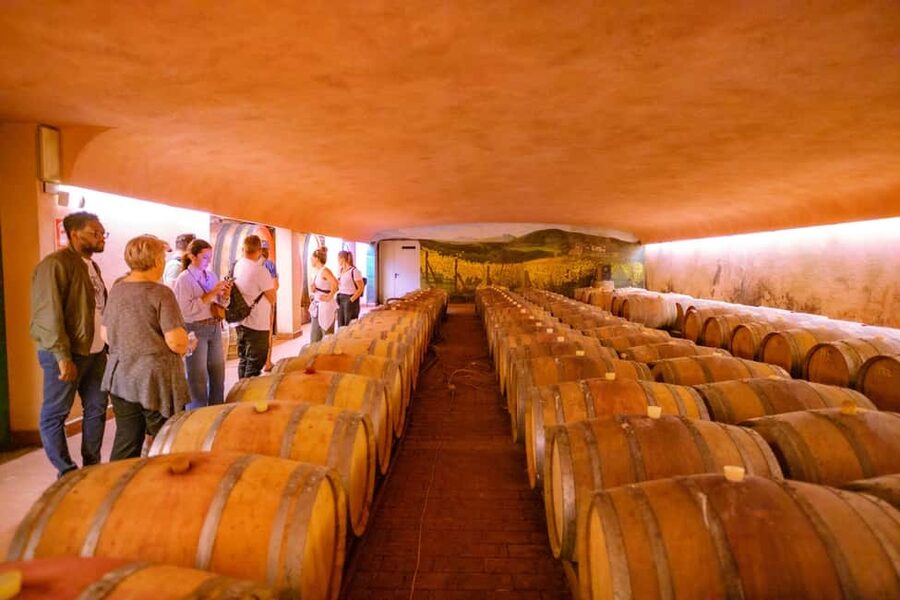 Florence: Chianti E-Bike Tour with Lunch & Two Wine Tastings - The winery visit and Chianti Classico lunch