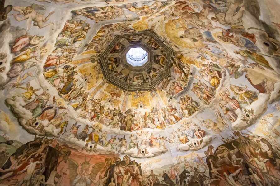 Florence: Duomo Complex Guided Tour w/Cupola Entry Tickets - Looking up at Vasari’s Last Judgment