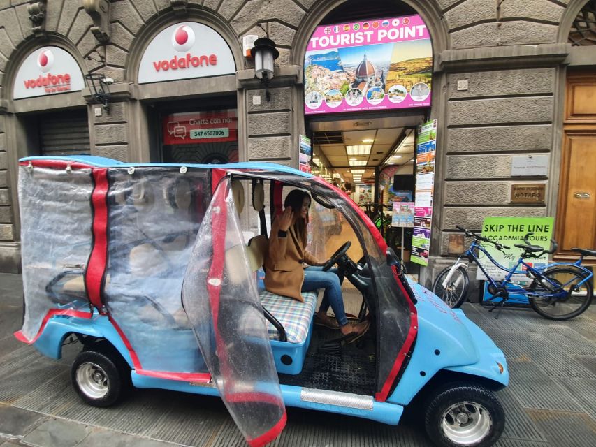 Florence: Eco-Friendly Panoramic Tour in Electric Golf Cart - Shared cart, private ride, and comfort