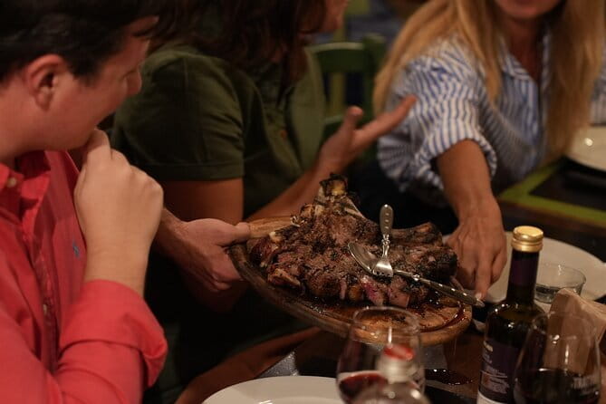 Florence Evening Food Tour with Florentine Steak & Tuscan Wine - A sip through Florence’s Renaissance wine window