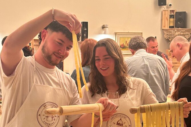 Florence: Flambé Cheese Wheel Truffle Pasta Class & Tiramisù - A three-hour evening built around fresh pasta