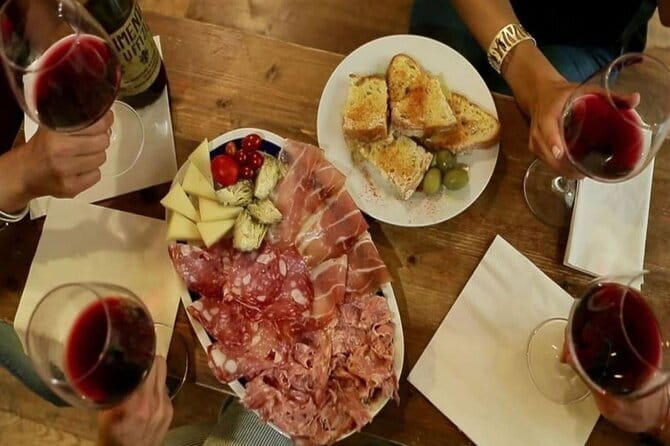 Florence Food & Wine Tour: Tuscan Tastings with Local Guide - The old wine windows and a sweet Tuscan finish