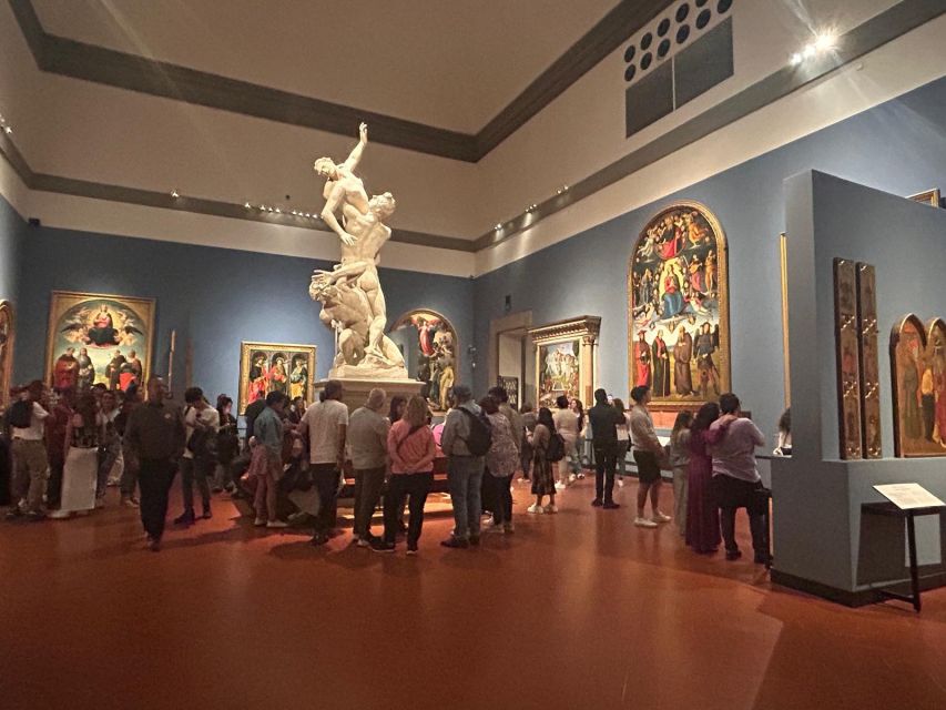 Florence: Michelangelo's David Entrance Ticket and Audio App - Medieval and Renaissance paintings beyond the main hall