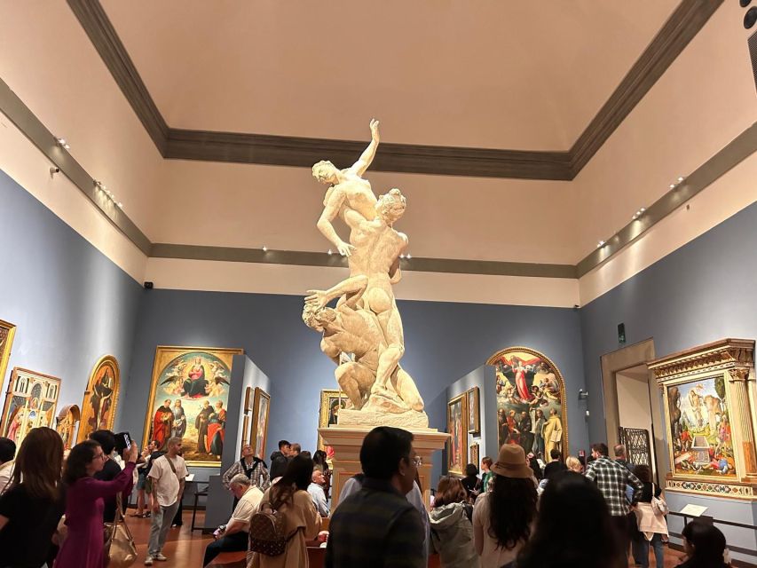 Florence: Michelangelo's David Entrance Ticket and Audio App - The top floor and its medieval altarpieces